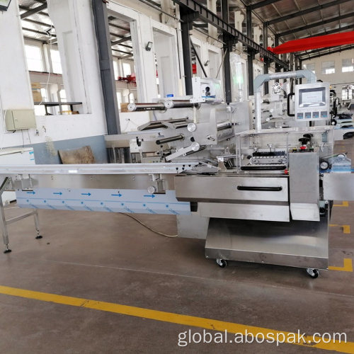 Popsicle Packing Machine Puff Pillow Flow Packing Packaging Machine with Tray Supplier